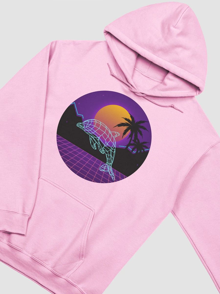 Circular Vaporwave Gildan Hoodie product image (3)
