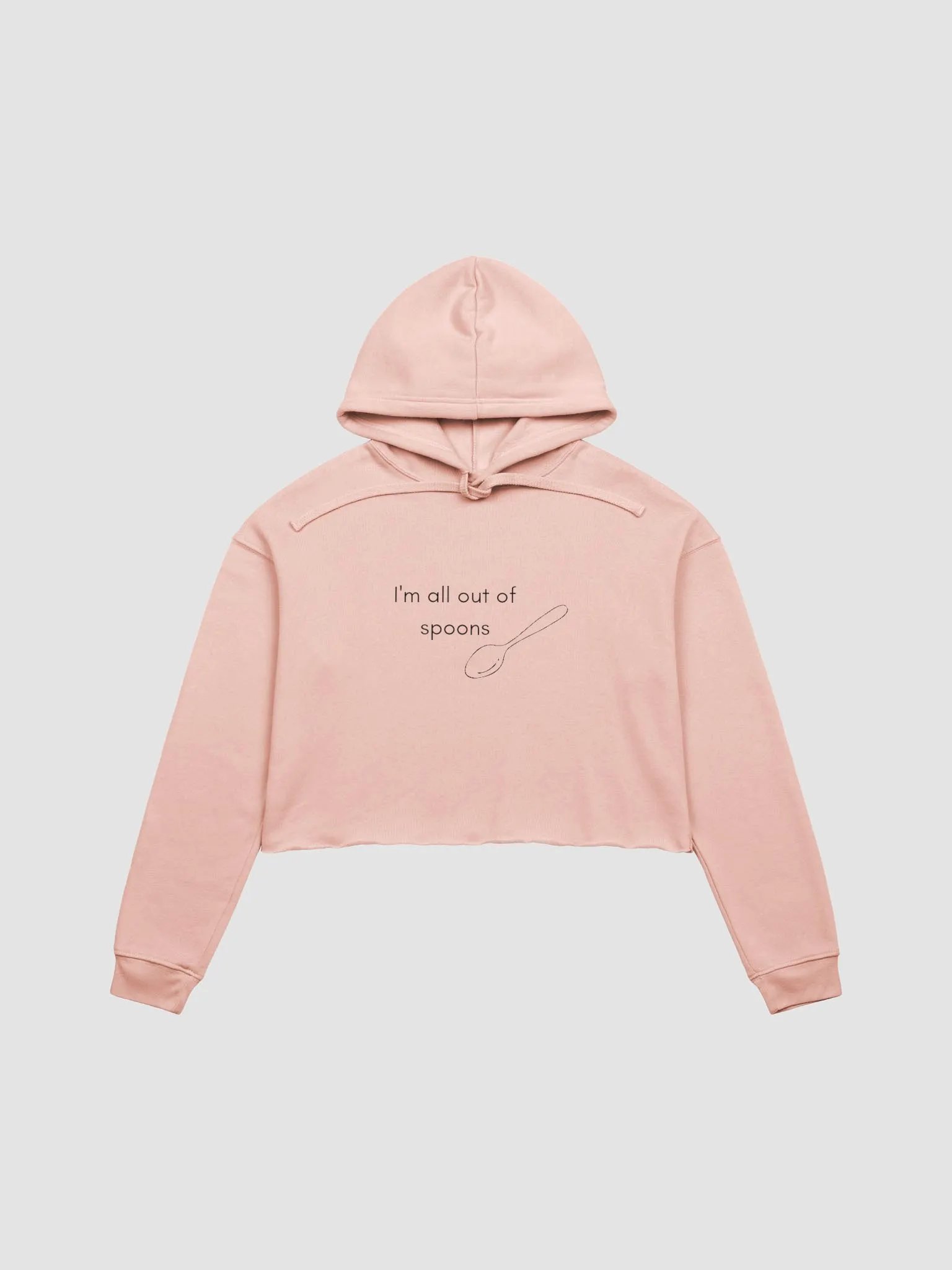 Sporking Tired Crop Hoodie product image (2)