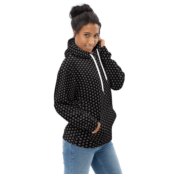 Spectrum Syndicate Trans Allover Print Hoodie - Black product image (2)