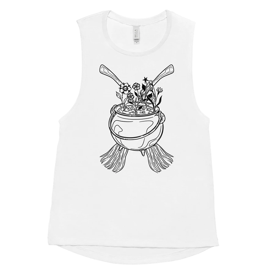 Henbane Coven Crest Bella+Canvas Women's Flowy Muscle Tank product image (56)