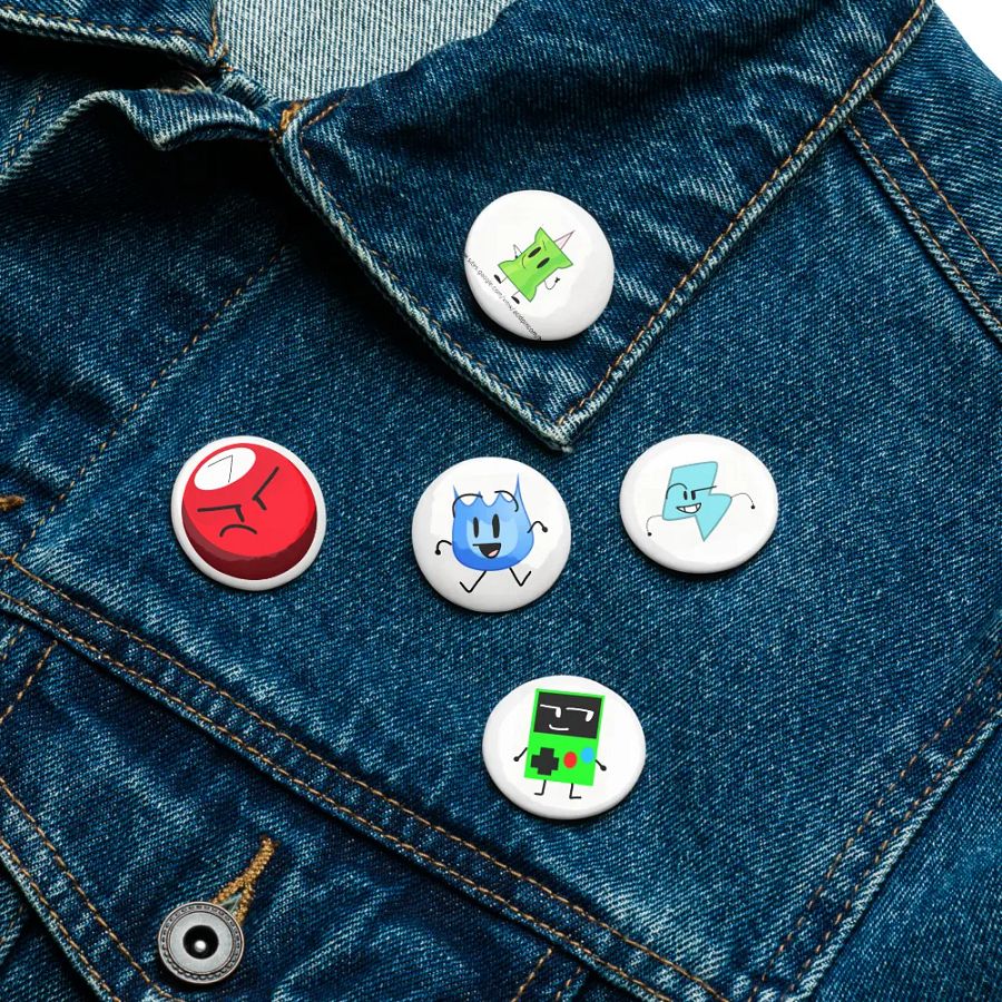 Acid pin, bolty soul Firey, Gamebro and 7-ball pins. product image (11)