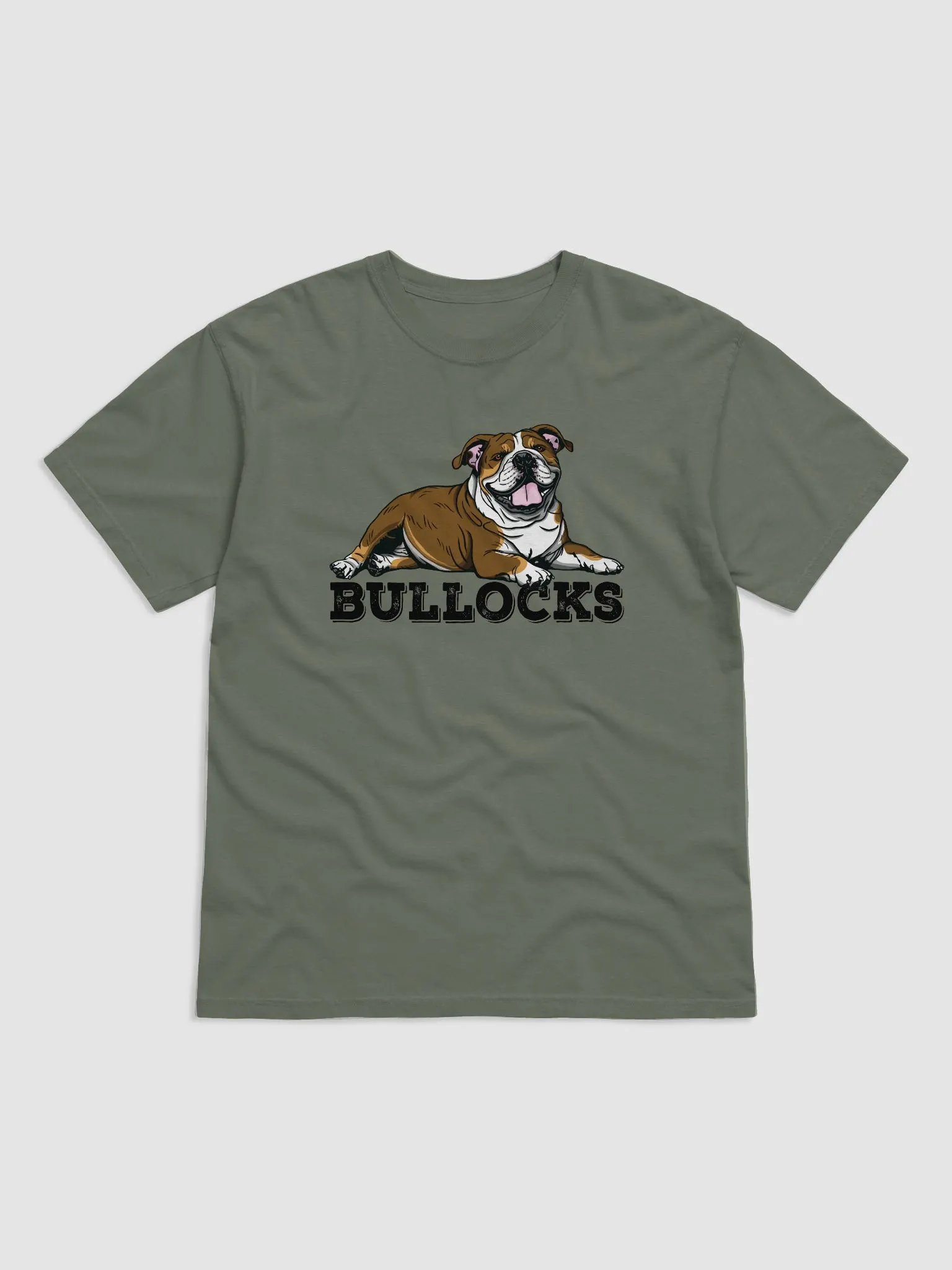 Bullocks T-Shirt of an English Bulldog (Tricolor) | Funny T-Shirt for Bulldog Owners product image (24)