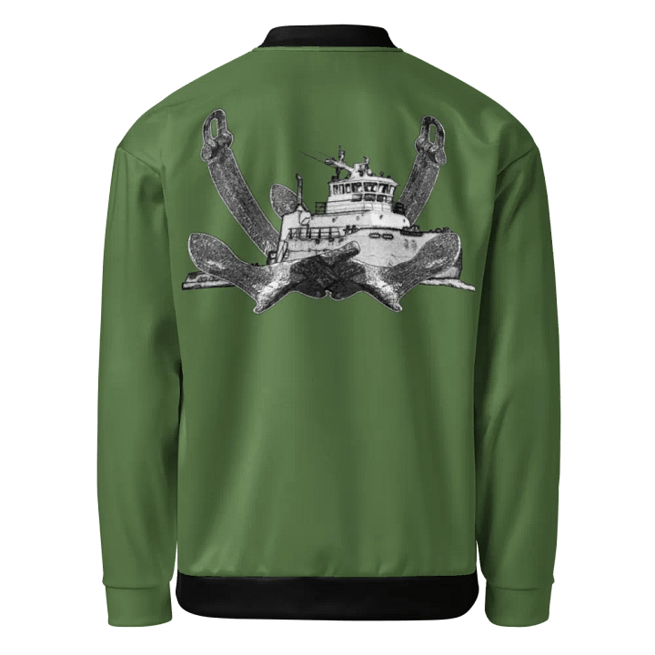 Twin Anchor Titan tug Green Bomber Jacket product image (1)
