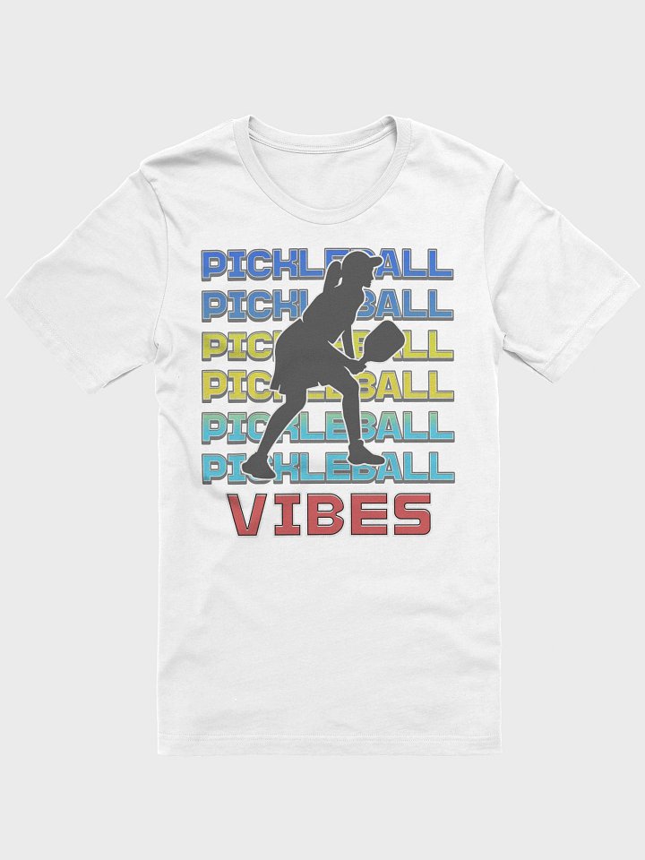 Pickleball Vibes Line Female Vibrant T-Shirt product image (1)