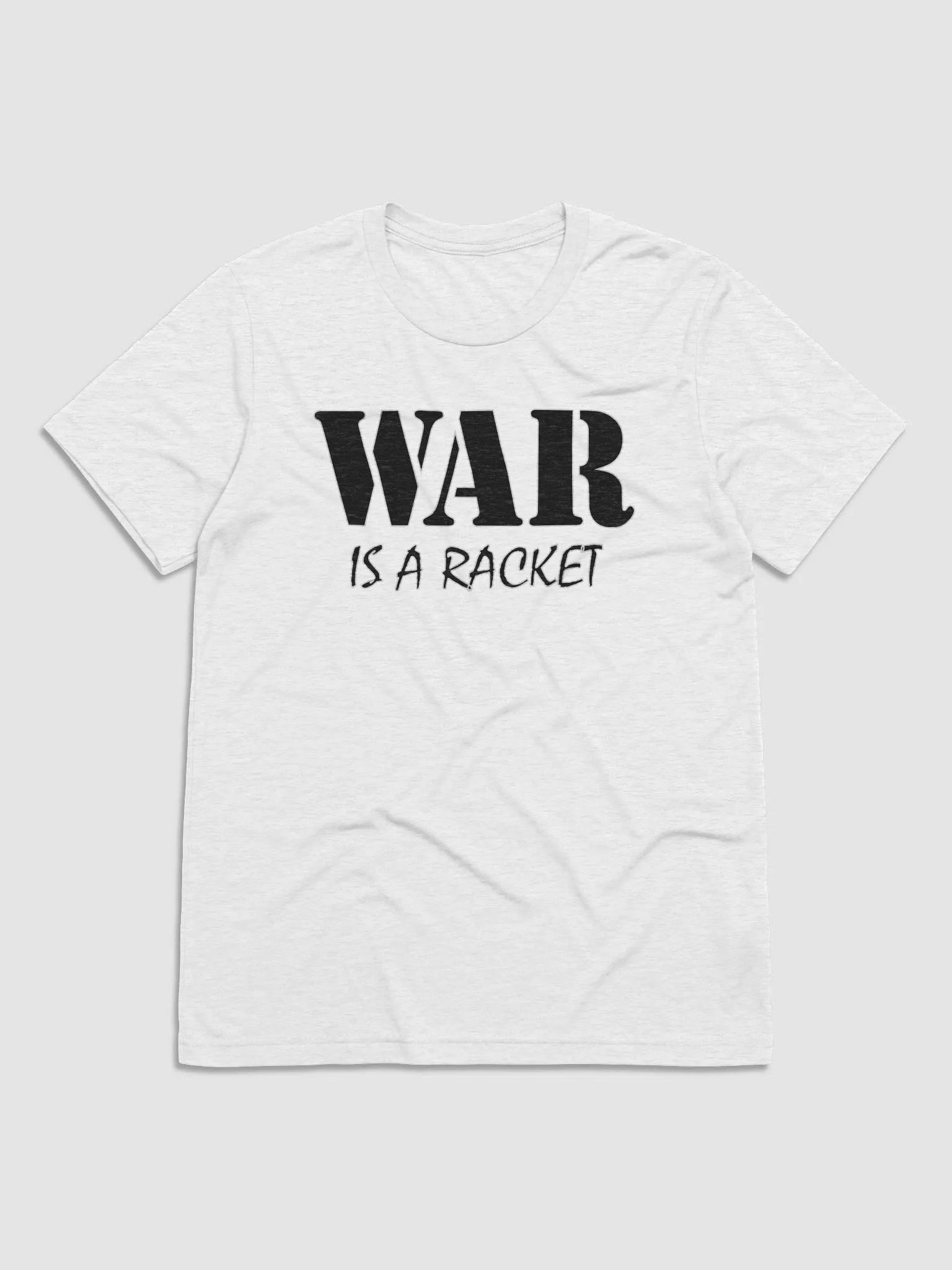 War Is A Racket - Bella+Canvas Triblend Short Sleeve T-Shirt product image (2)