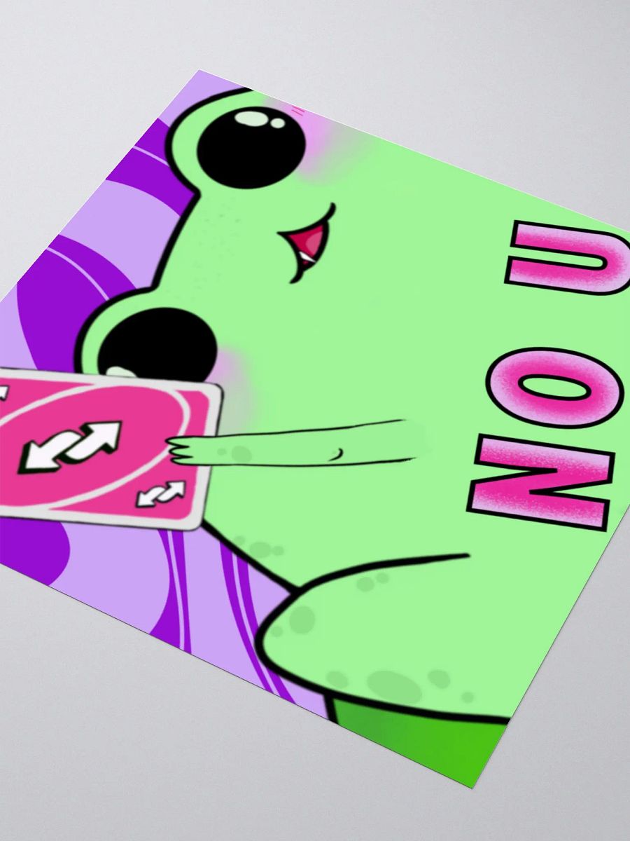 NO U Groovy Sticker product image (3)