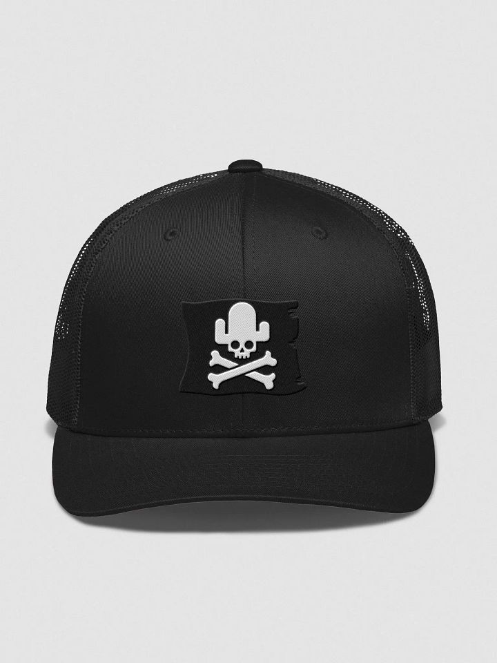 Cactus Brick (Retro Trucker Hat) - Pirate Flag product image (1)