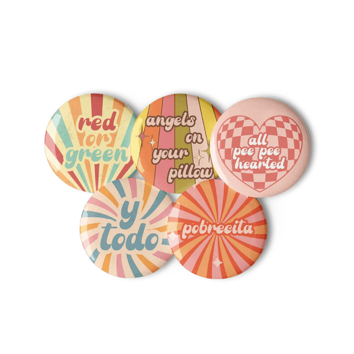 Retro Burque Pins product image (1)