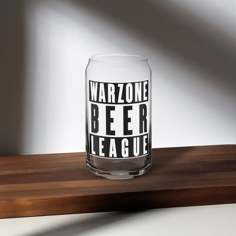 Warzone Beer League (Straight Outta) - Beer Can Glass product image (5)