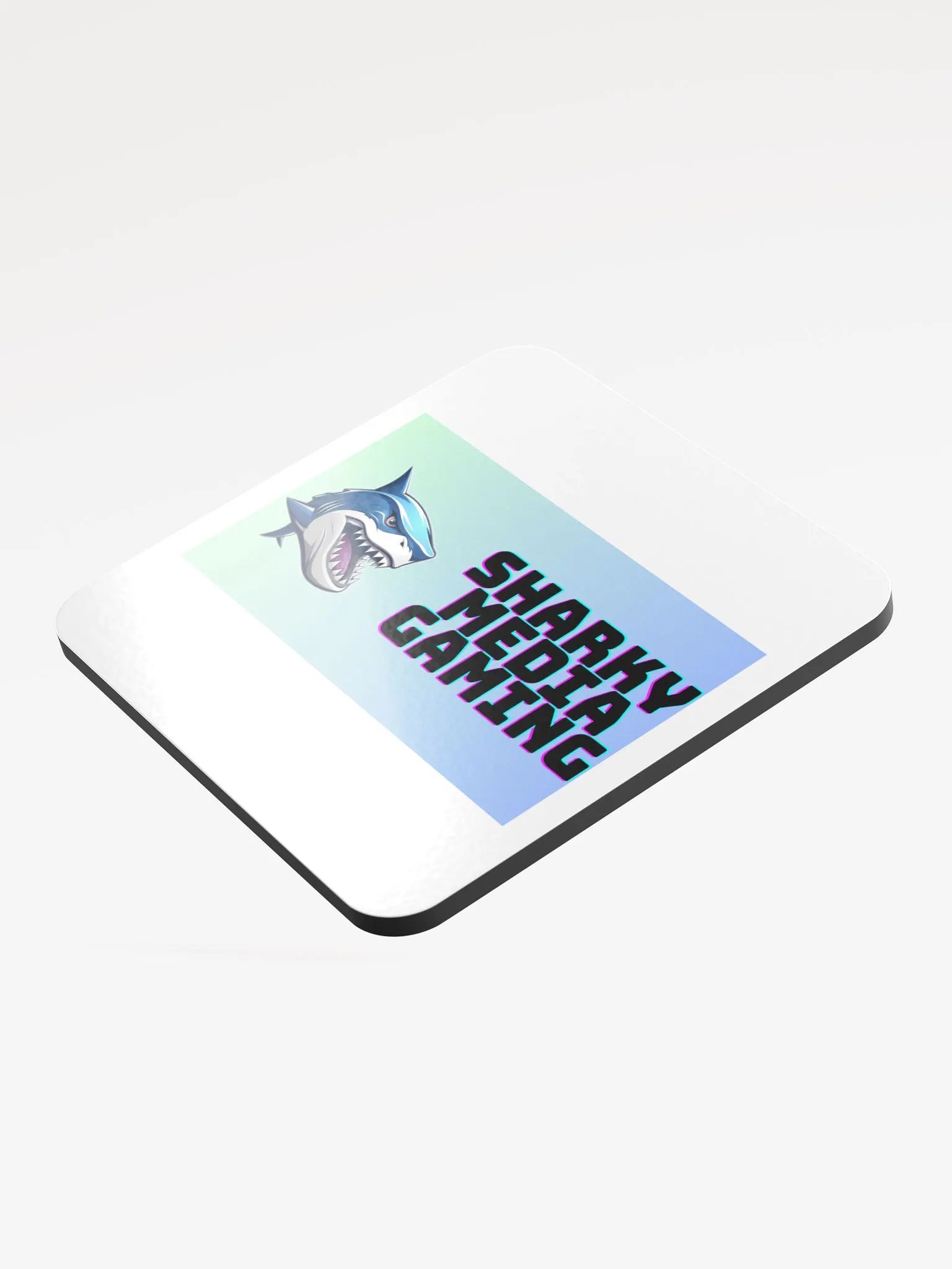 Sharky Media Gaming Coaster (Green/Blue) product image (3)