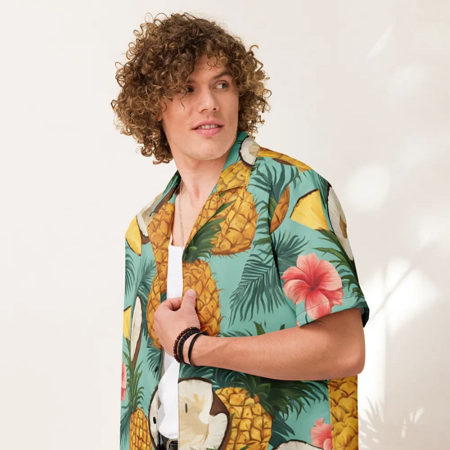 Tropical Breeze Hawaiian Shirt product image (7)