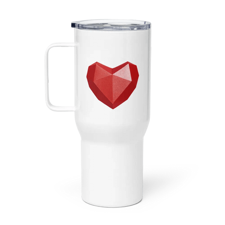 Gemstone Heart Travel Mug with Handle product image (1)