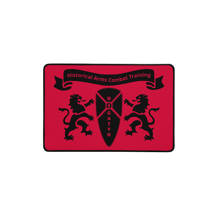 Black HACT logo Desk Mat product image (1)