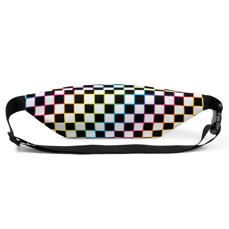 Rainbow Checkered Fanny Pack product image (3)