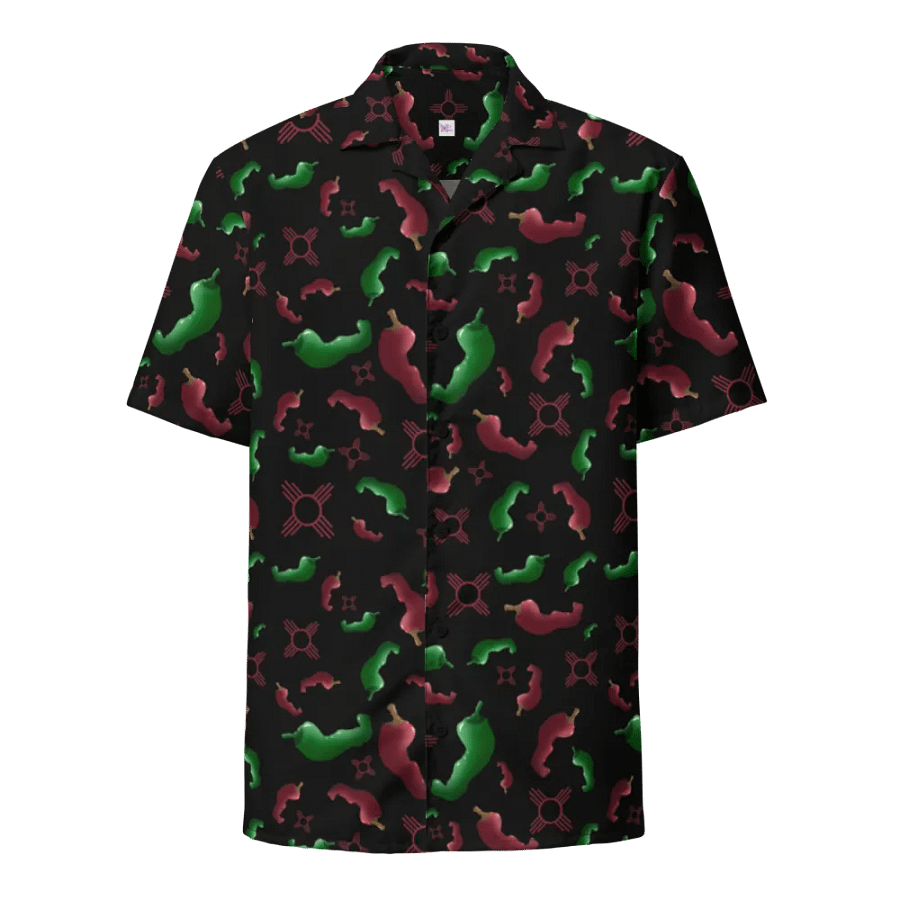 New Mexico Red & Green chile Zia Hawaiian Shirt product image (11)