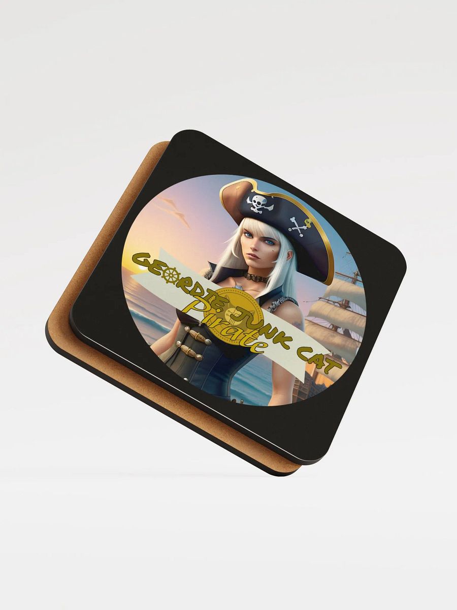 Pirate TWO Drink Coaster (3.74″x 3.74″, US and EU SHIPPING) product image (5)