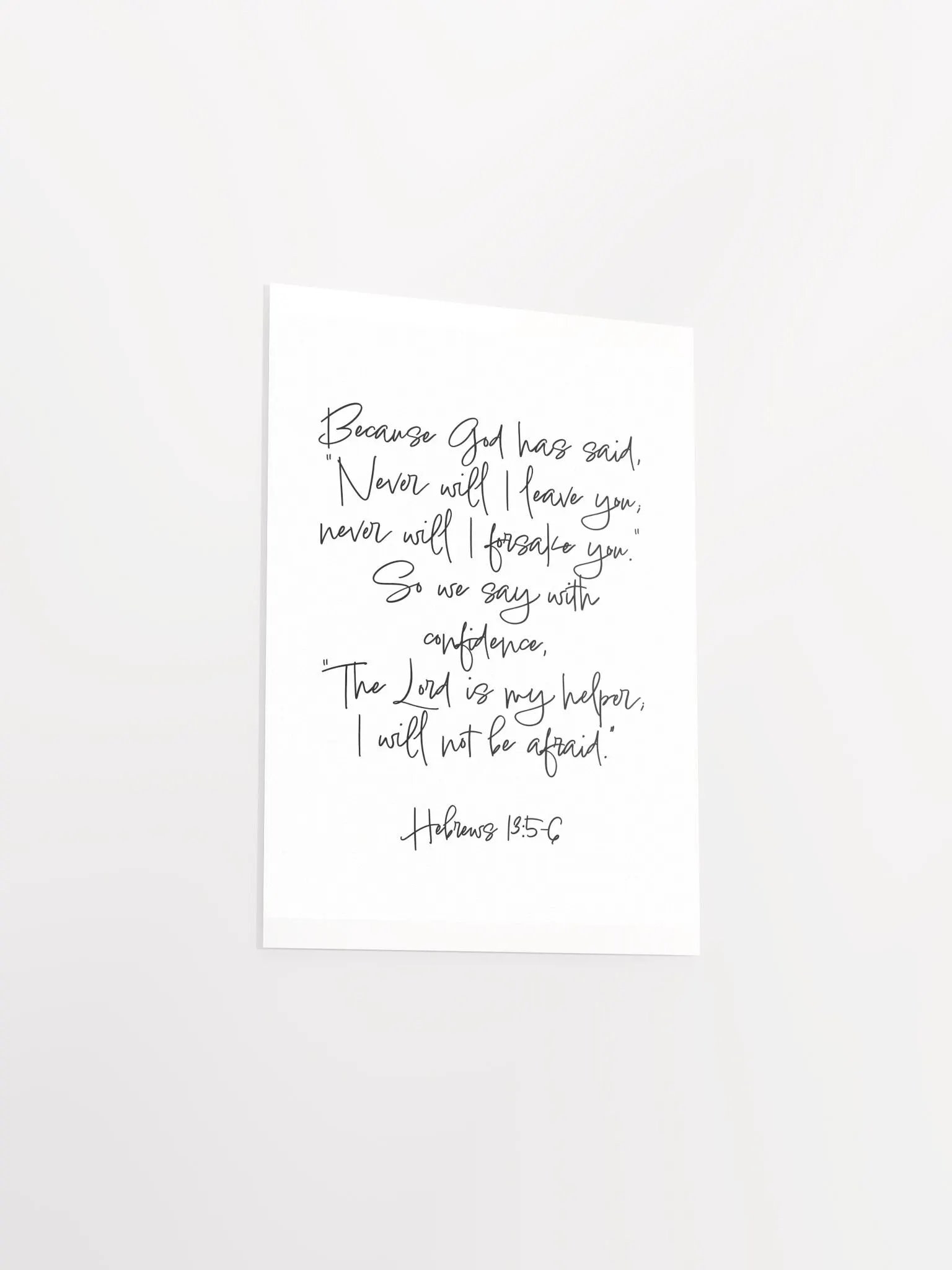 Never Will I Forsake You - Print product image (3)