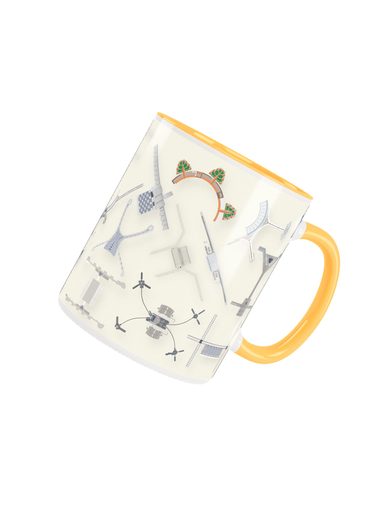 Airport Terminals - Mug Beige/Orange product image (4)