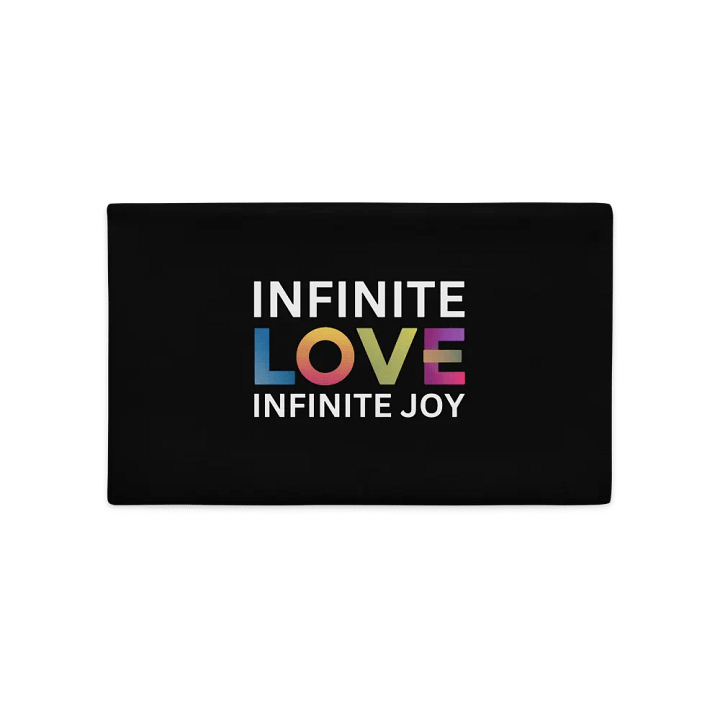 Infinite Love Infinite Joy Block Pillow Case product image (1)