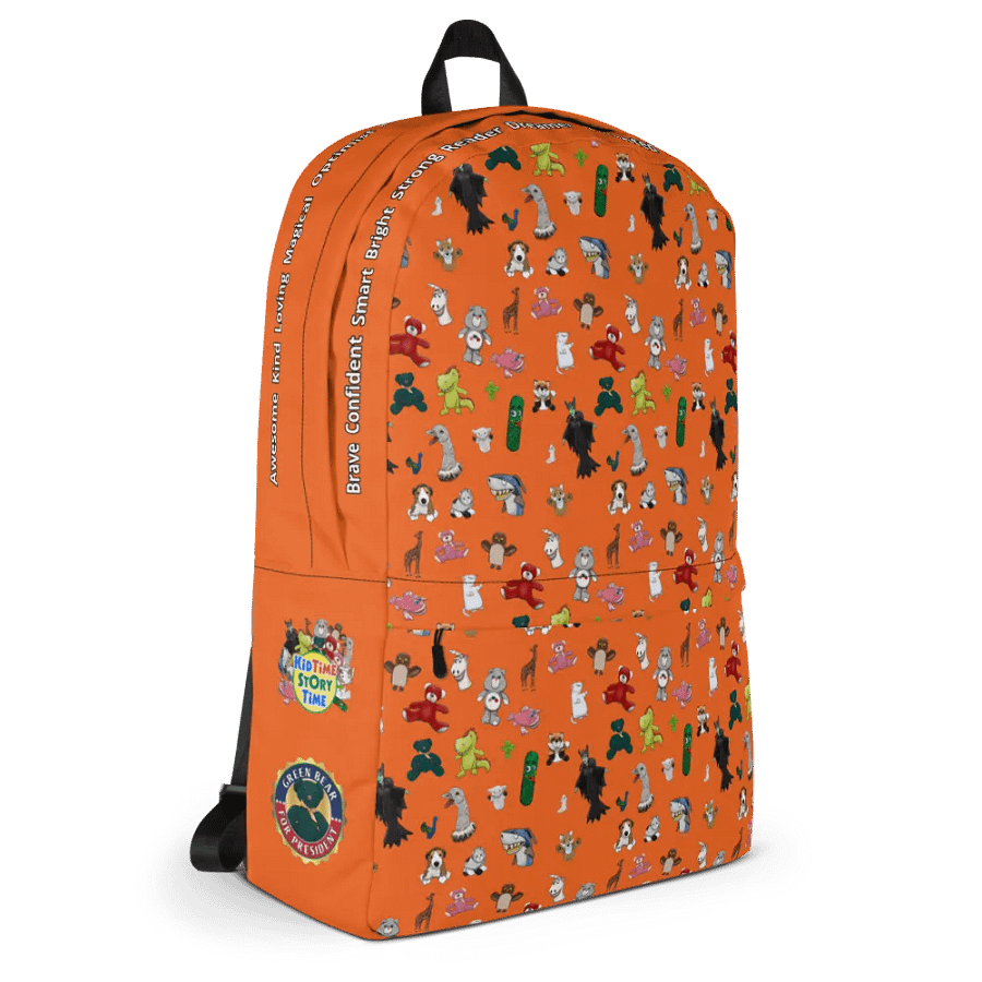 The KidTime StoryTime Character Backpack (Orange) product image (6)