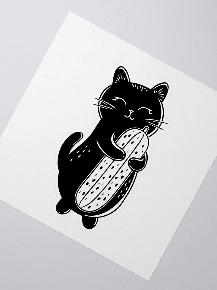 Pickle Hugs Cat Sticker product image (5)