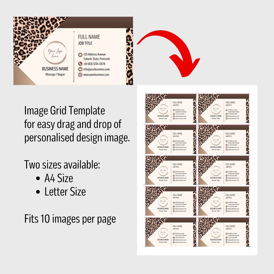 Leopard - Business Card Template product image (8)