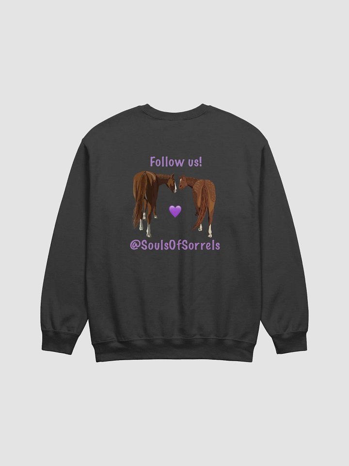 Follow Us Crewneck Sweatshirt, dark colors product image (2)