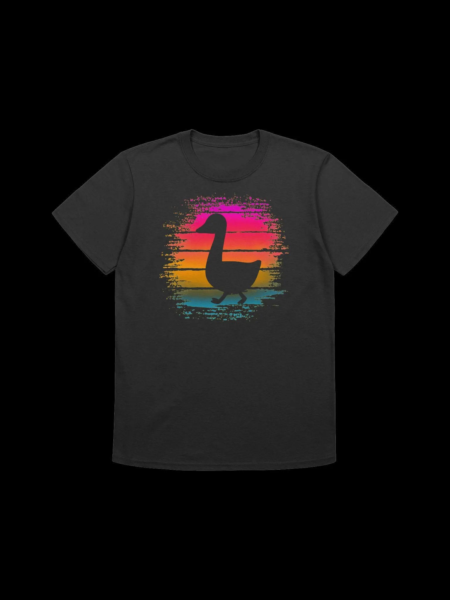 Goose Silhouette Sunset-Retro Vintage T-Shirt product image (5)