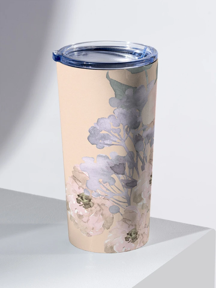 PASTEL BLOOMS STAINLESS STEEL TUMBLER product image (2)