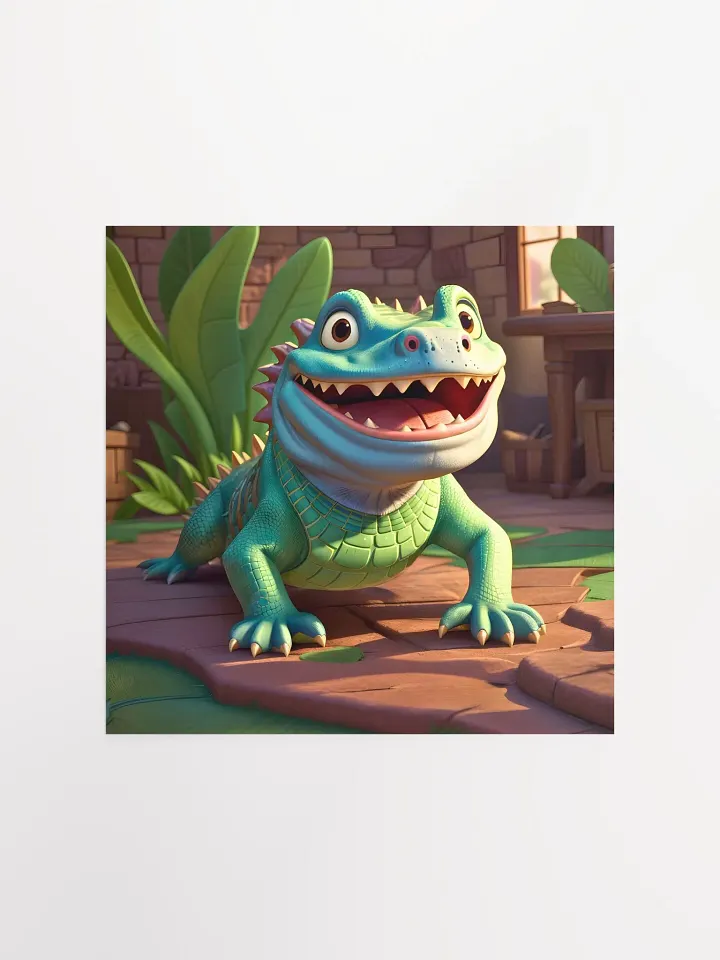 Endangered Species - Mexico - Morelet´s Crocodile Poster product image (1)