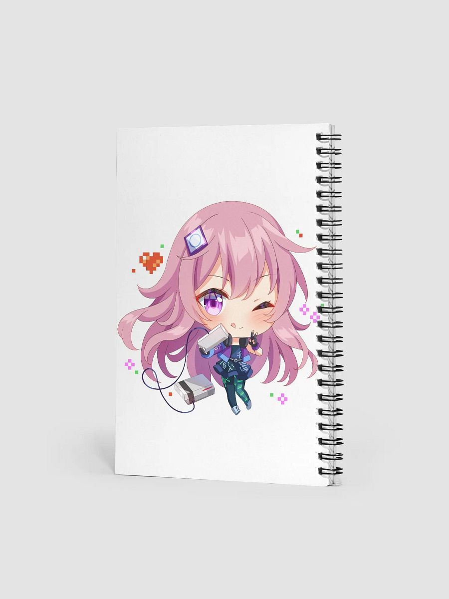 Akheera Notebook Background Ver (With Retro Chibi on back) product image (2)