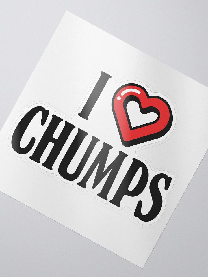 I <3 Chumps Sticker product image (2)
