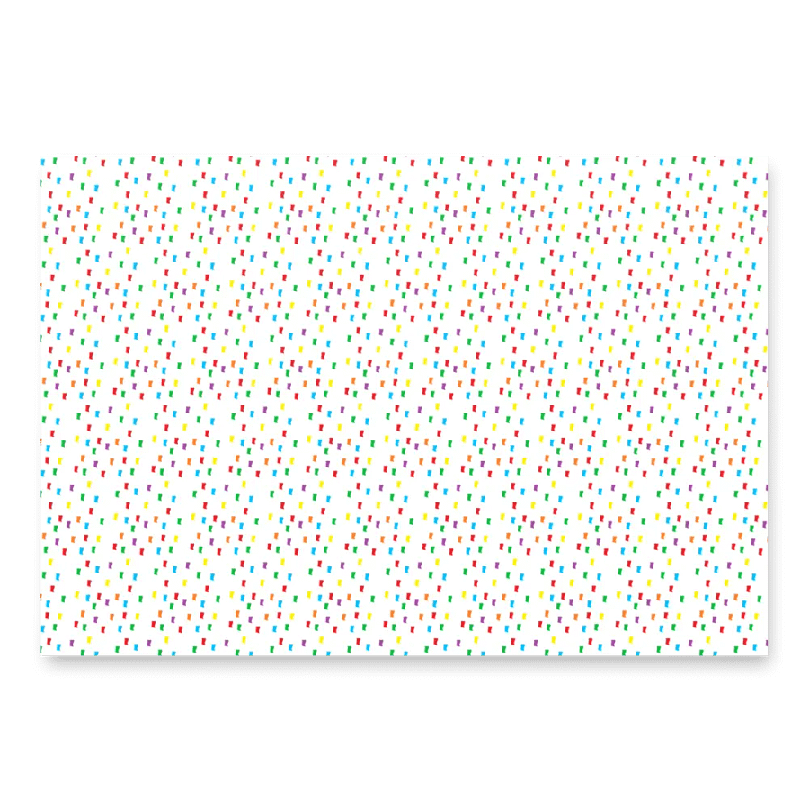 Wrapping Paper - Confetti, 8-Bit, Hearts product image (4)