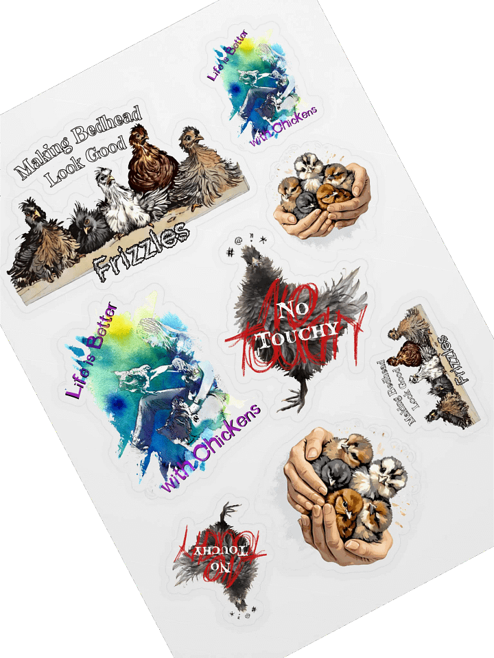 Chicken Sticker Variety Sheet product image (1)