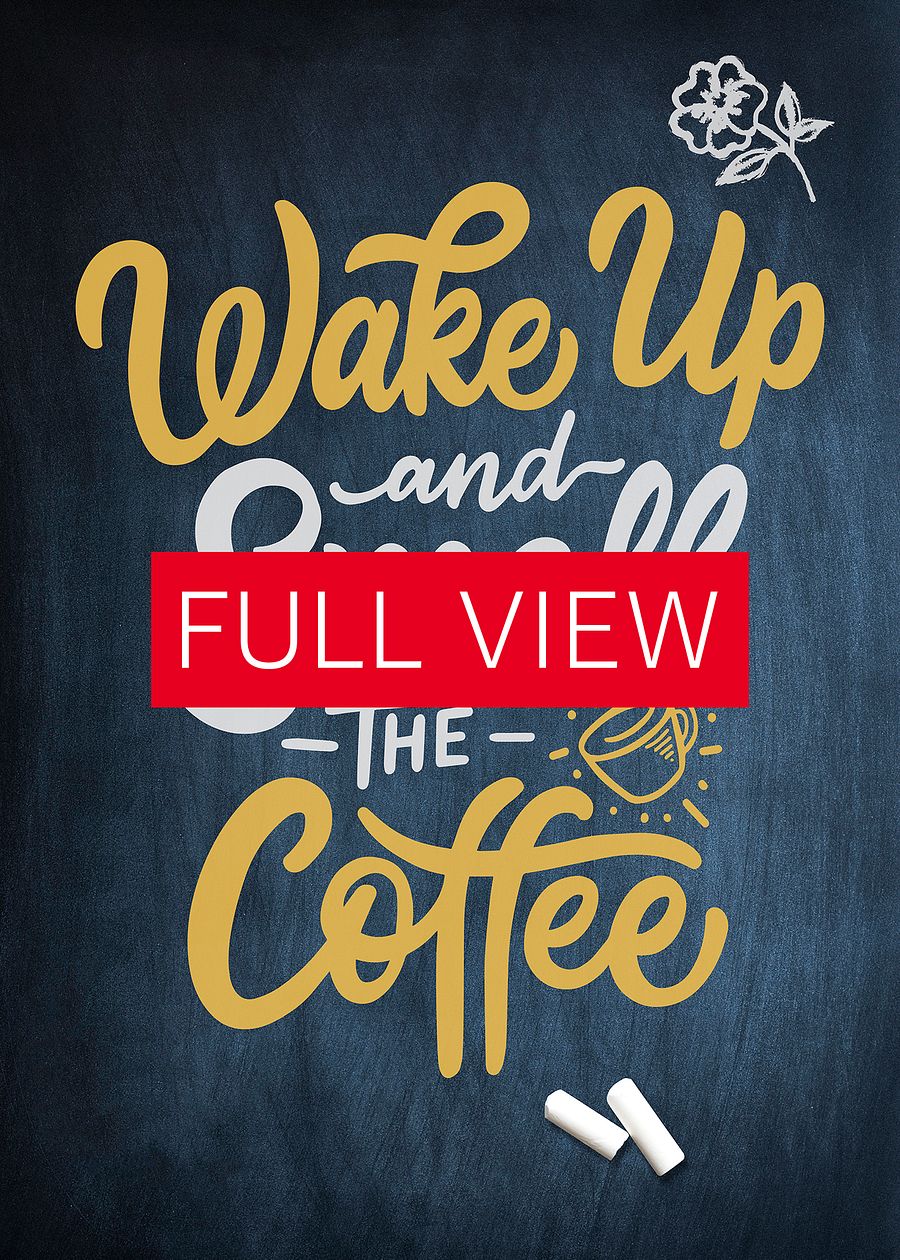 Coffee Lettering Poster Print, Good Morning Coffee Poster, Coffee Lover Gift, Coffee Station Wall Art —Trendy Kitchen Wall Art,Kitchen Decor product image (3)
