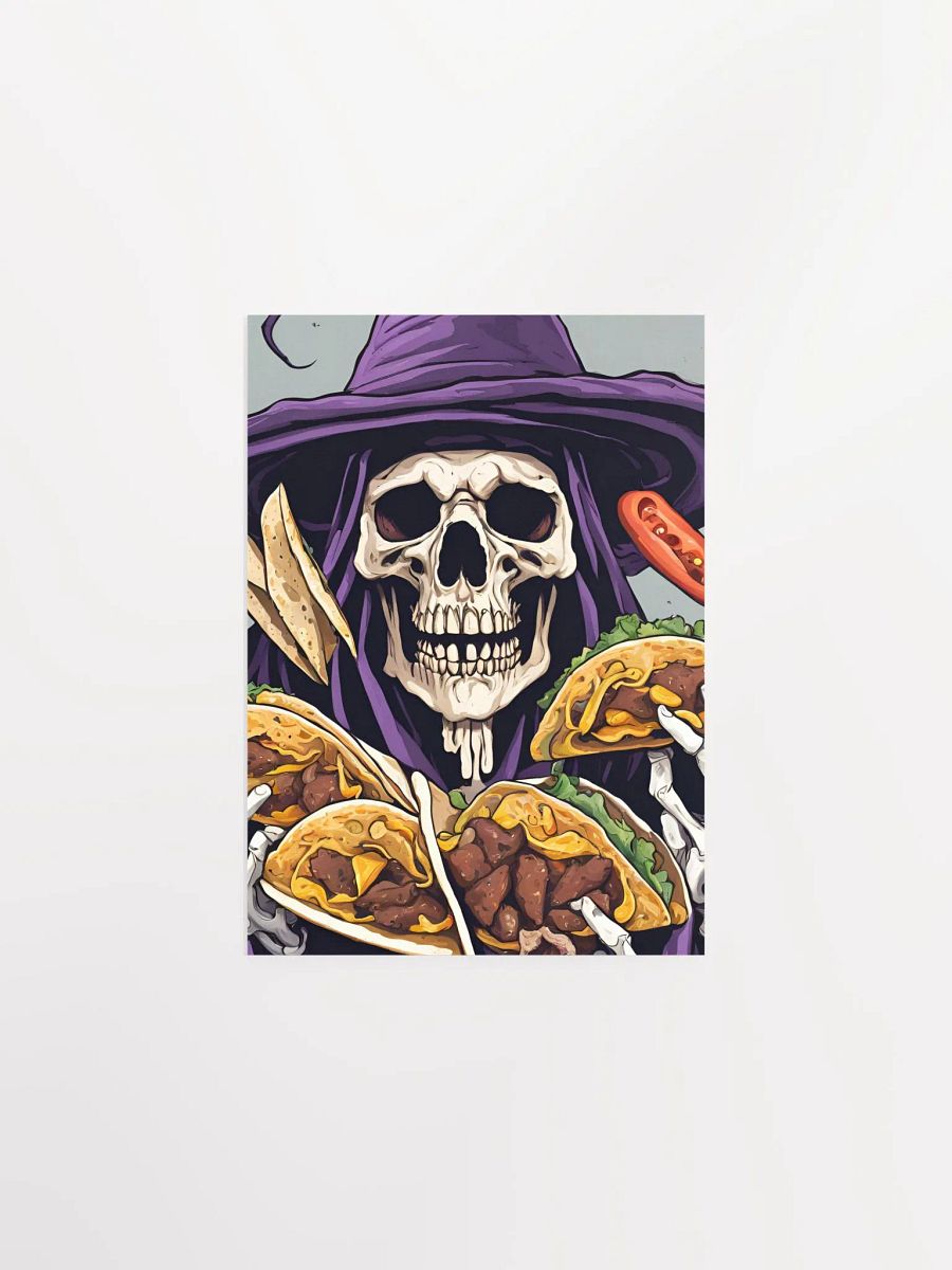 Witchy Taco Skeleton Poster product image (1)