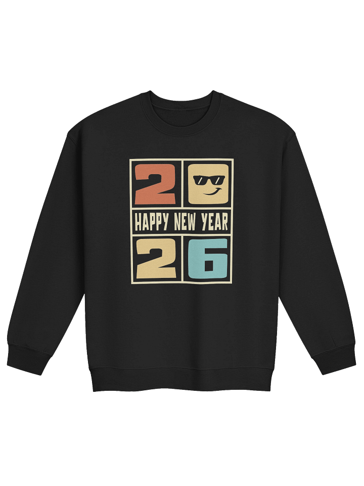 2026 Happy New Year Sunglasses Crewneck | Cozy & Festive product image (1)