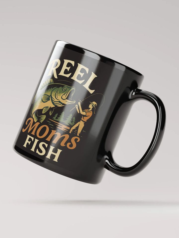 Reel Moms Fish Coffee Mug – Funny Vintage Mug for Fishing Moms product image (3)