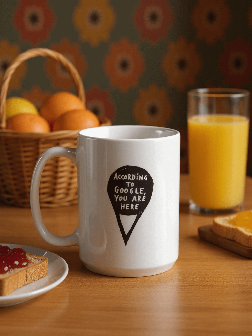 Google Map Pin Location Mug product image (2)