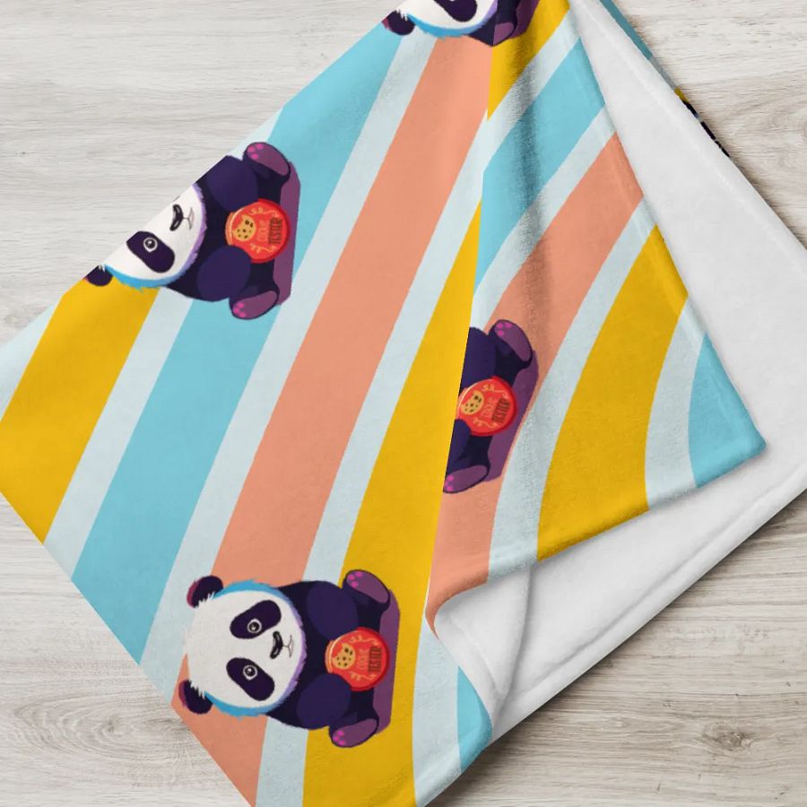 Panda Cookie Throw Blanket product image (5)
