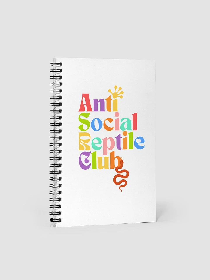 Anti Social Reptile Club Spiral Notebook product image (1)