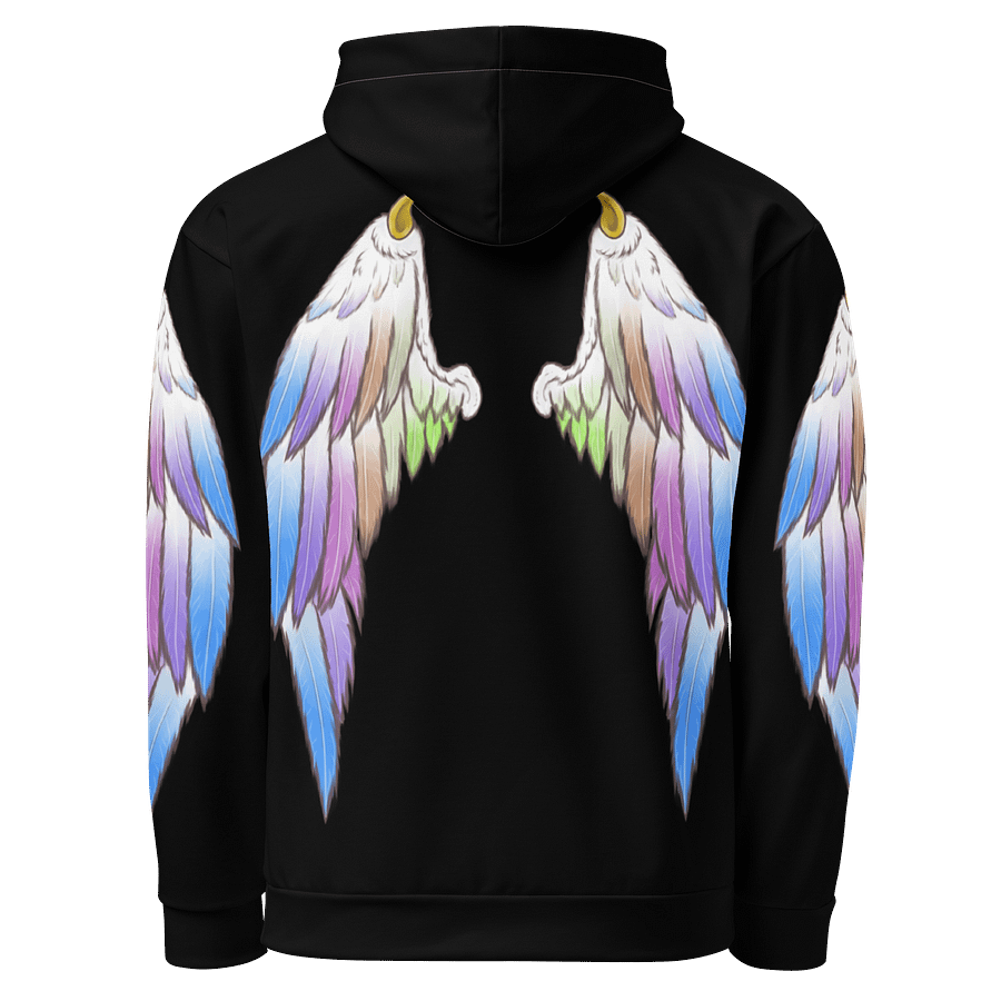 Rainbow Pride Angel Hoodie - Positions C product image (4)