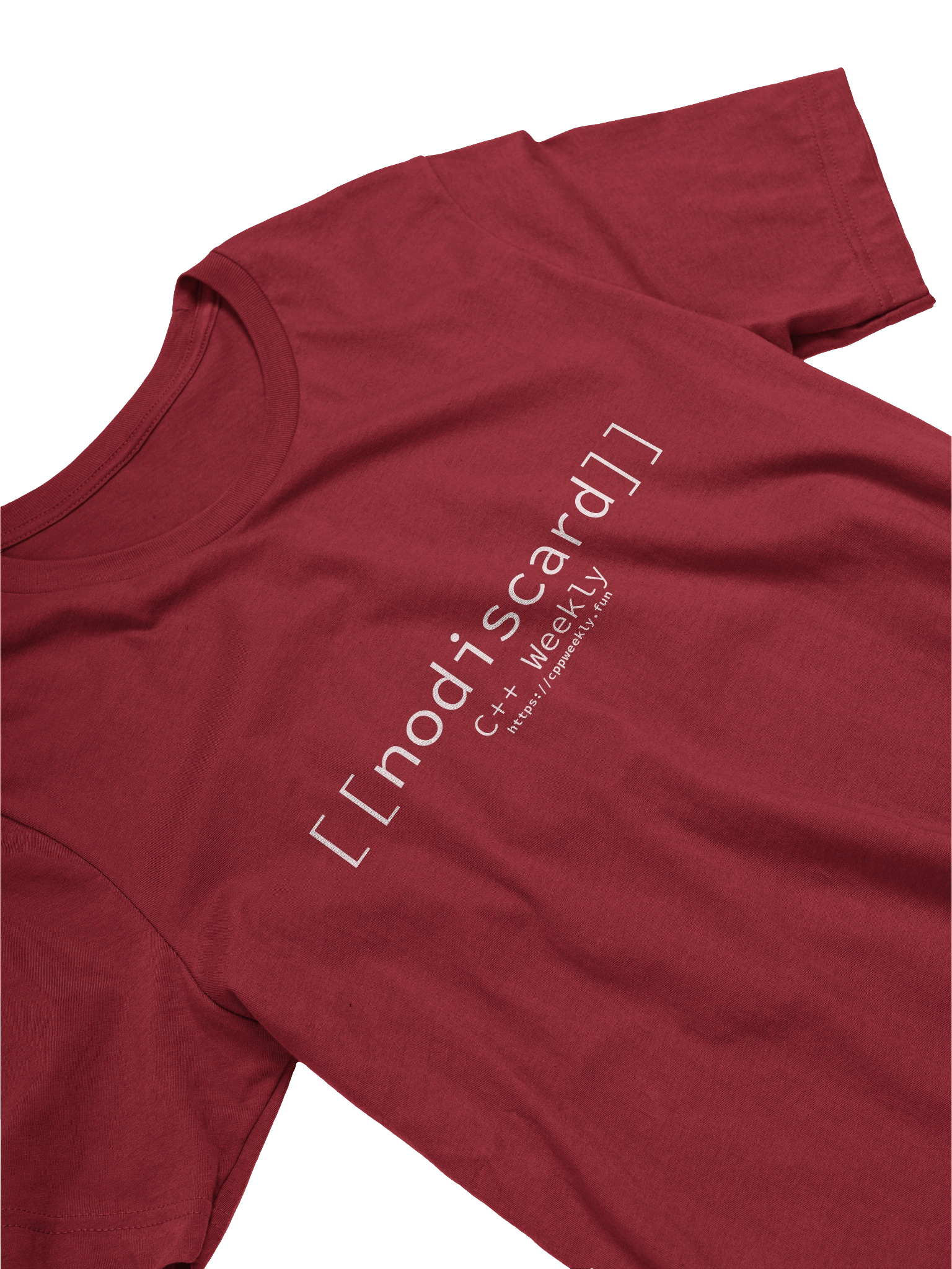 C++ Weekly - [[nodiscard]] - t-shirt product image (3)