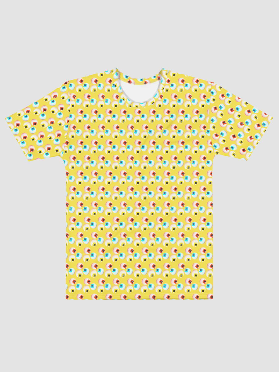AIBALL All-Over Print Crew Neck T-Shirt (Yellow) product image (1)