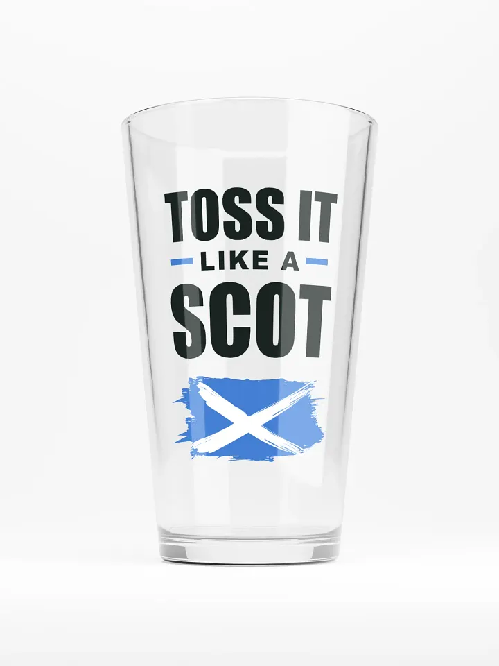 Toss It like a Scot Pint Glass product image (1)