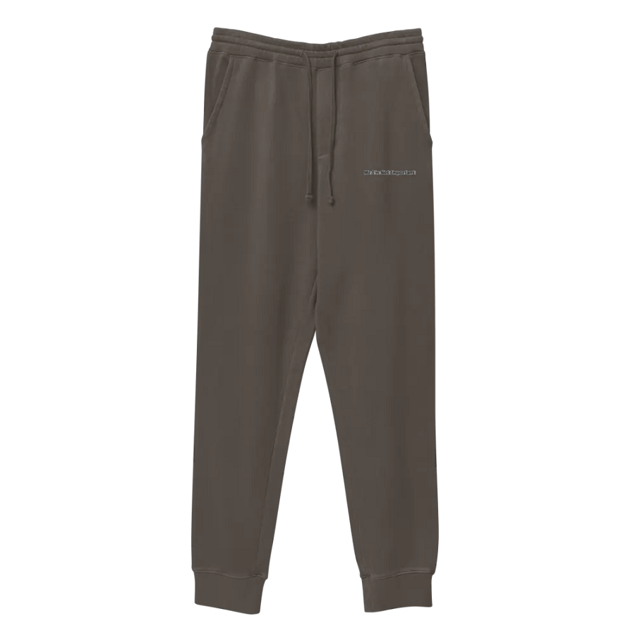 Pigment Dyed Joggers - Embroidered - Mr I'm Not Important product image (4)