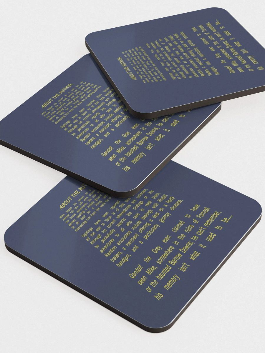About the Author, the coaster product image (5)