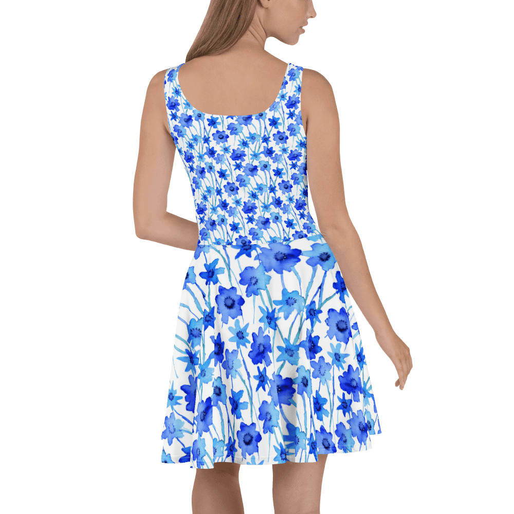 Blue Borage Skater Dress product image (4)
