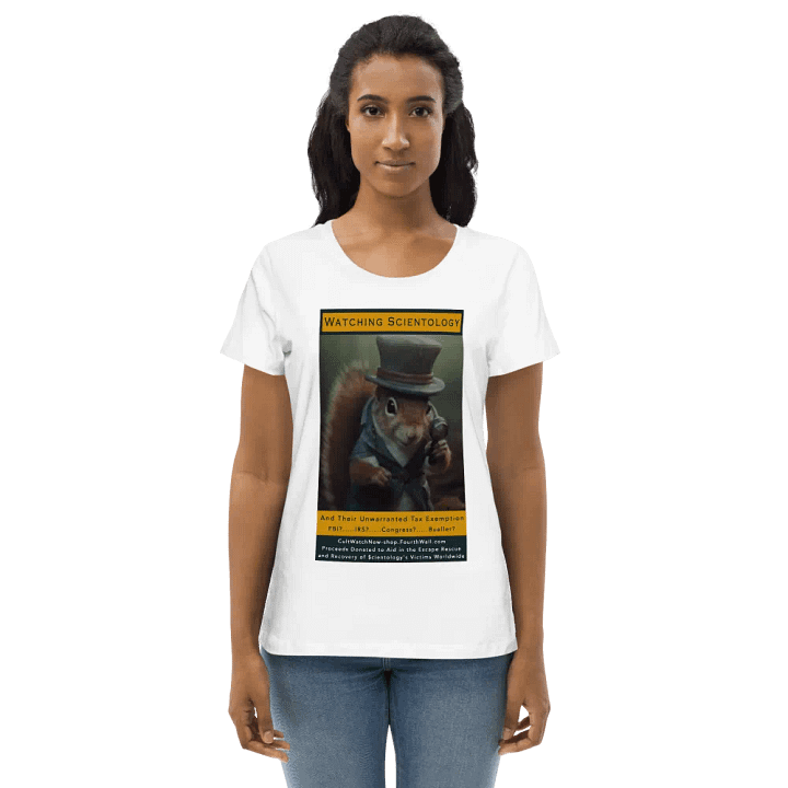 Ladies Tee - Watching Scientology - Front Only product image (1)
