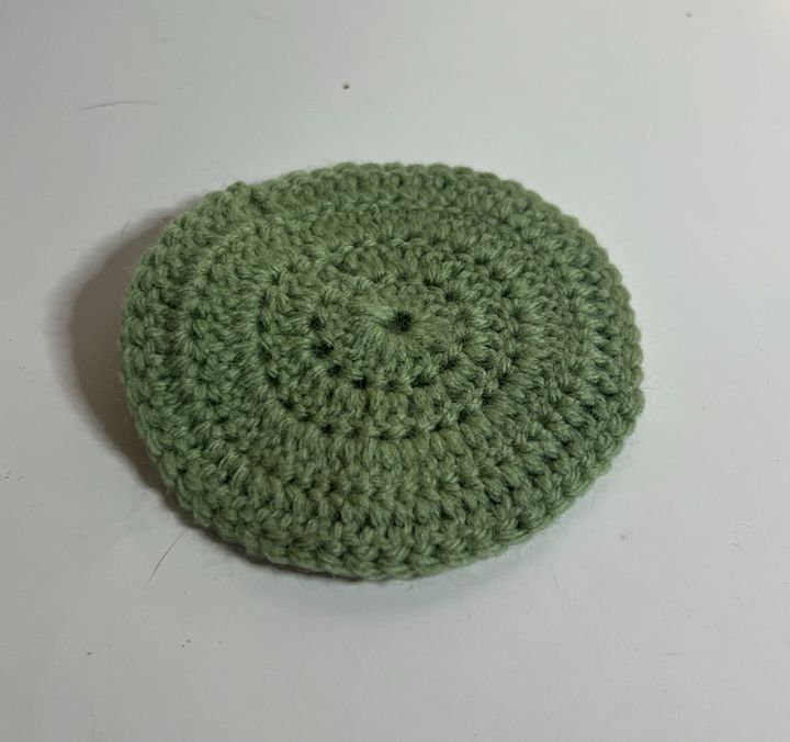 Green crochet coasters 4 pack product image (2)